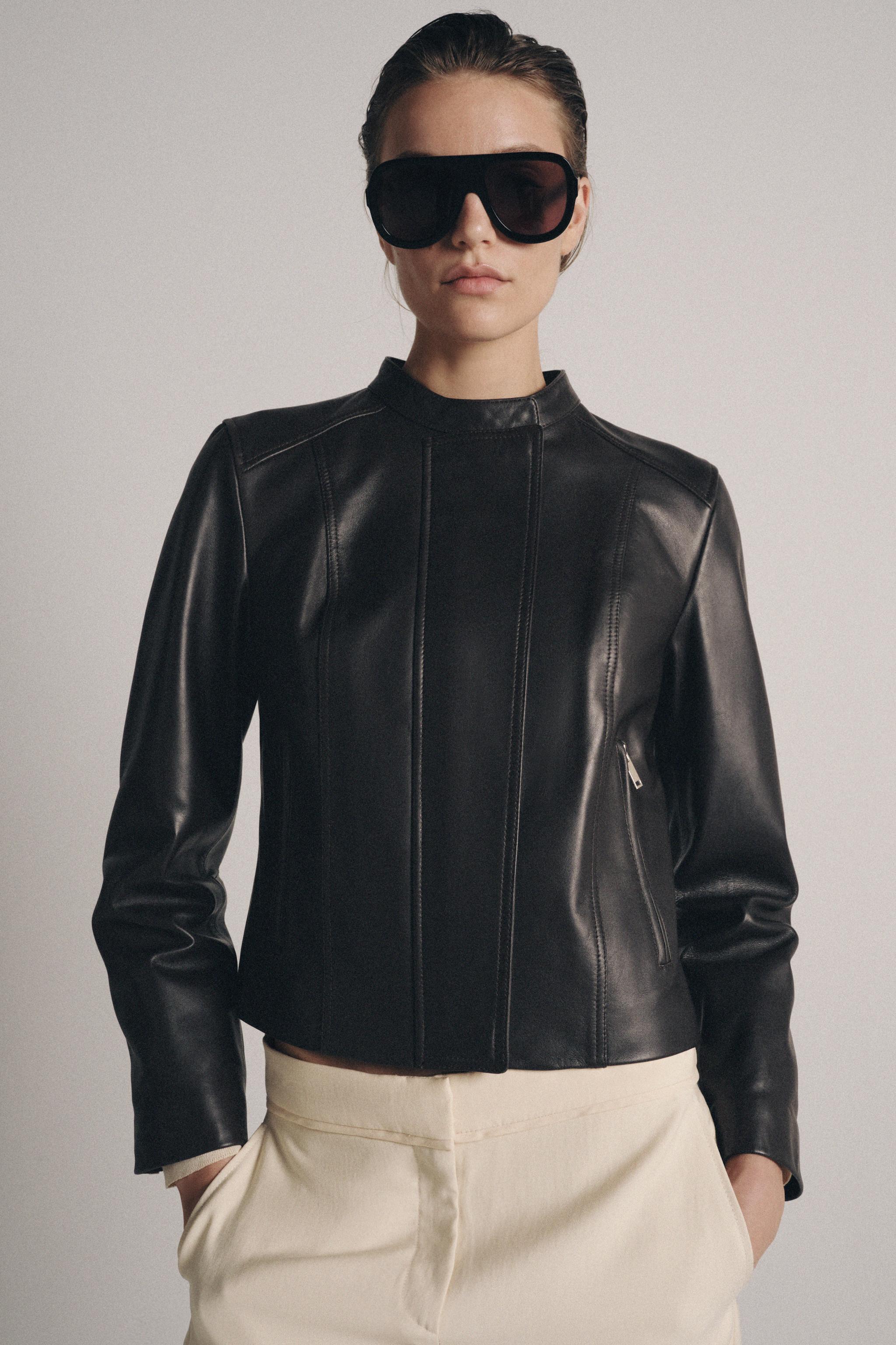 100% LEATHER JACKET ZW COLLECTION LIMITED EDITION